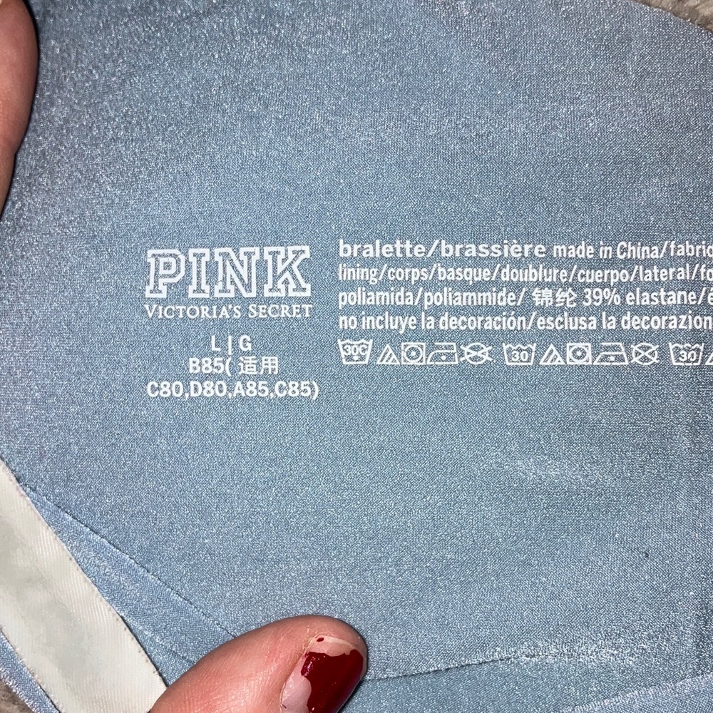🎉4 for $20 Victoria's Secret Pink Bralette, Large - Picture 3 of 5